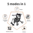 Kép 3/5 - Mijo ultralight összecsukható elektromos kerekesszék